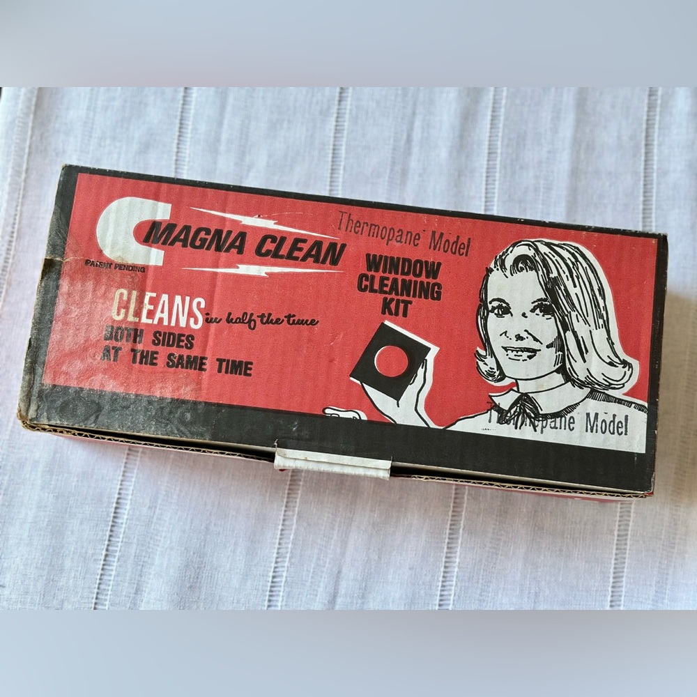 Vintage Magna Clean Window Cleaning Kit